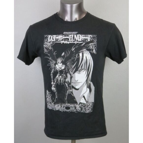 Death Note T Shirt Mens Size M Shonen Jump Anime Manga Logo Light Ryuk 2000s - Picture 1 of 6